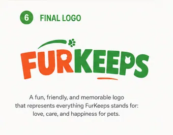 FurKeeps logo, step 6 of 6