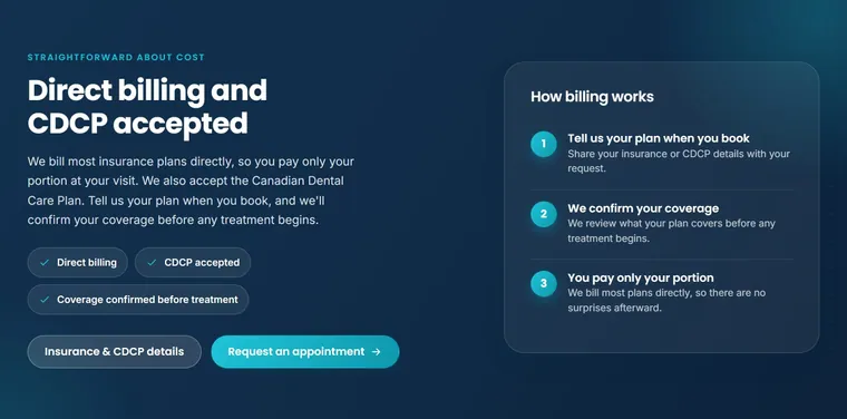 Kanata Smiles: Direct billing and CDCP explained in three steps
