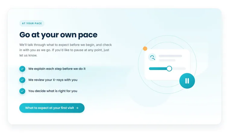 Kanata Smiles: A "go at your own pace" section for nervous patients