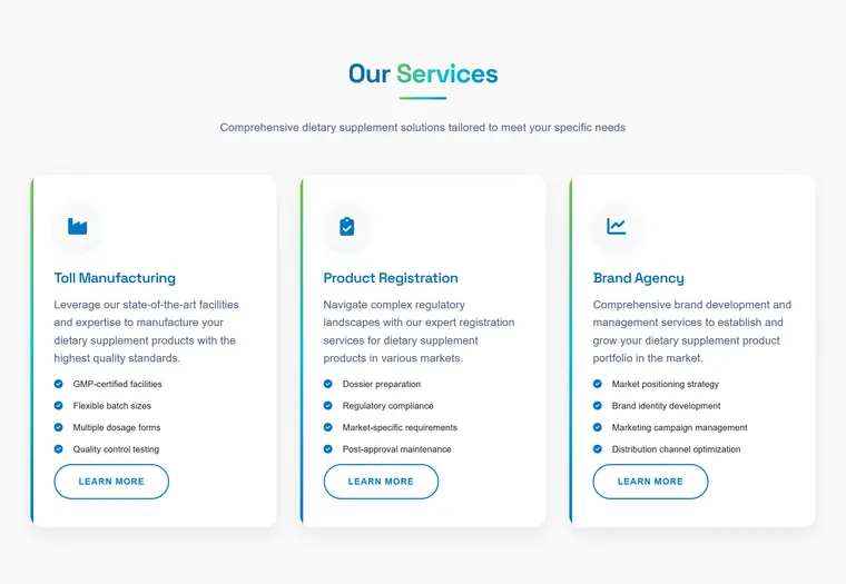 Med Care Pharmaceutical: Three services for brand owners