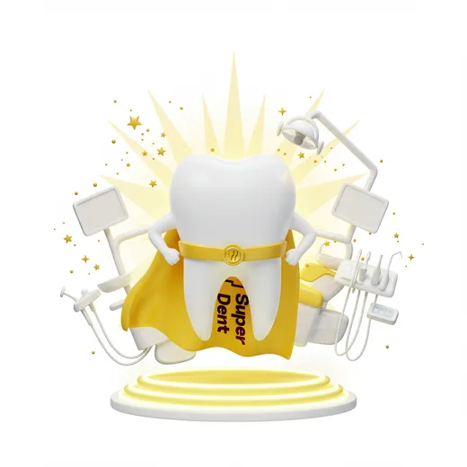Super Dent mascot
