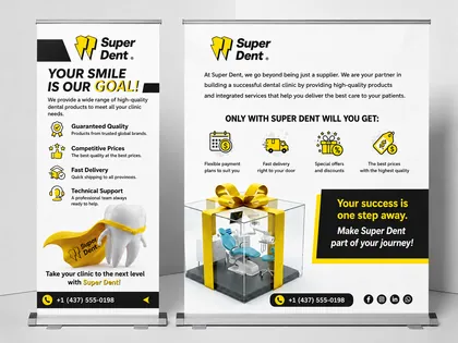Super Dent: Print collateral (1 of 4)