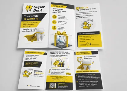 Super Dent: Print collateral (2 of 4)