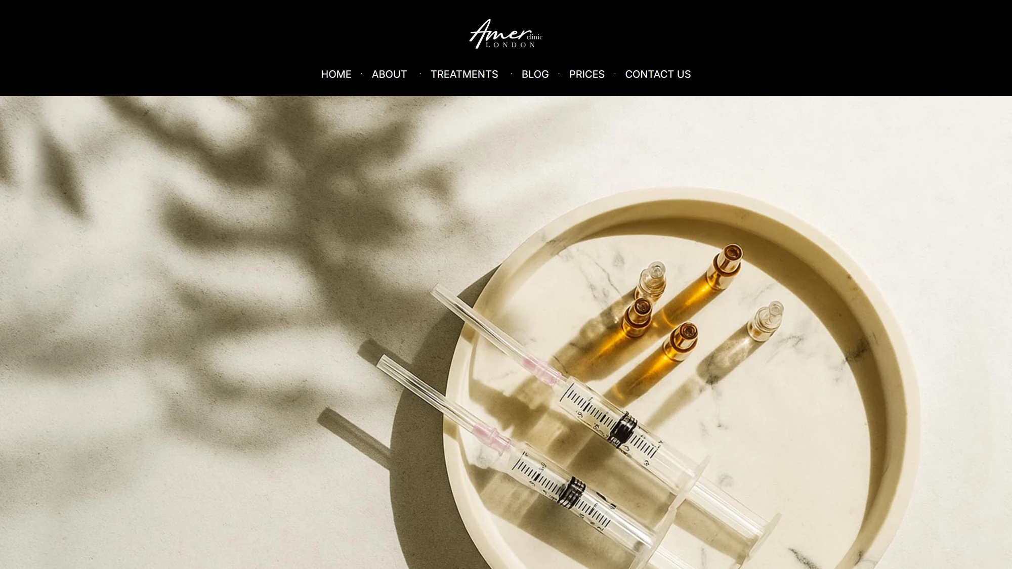 A conversion-led landing page built by Digilayers for Amer Clinic