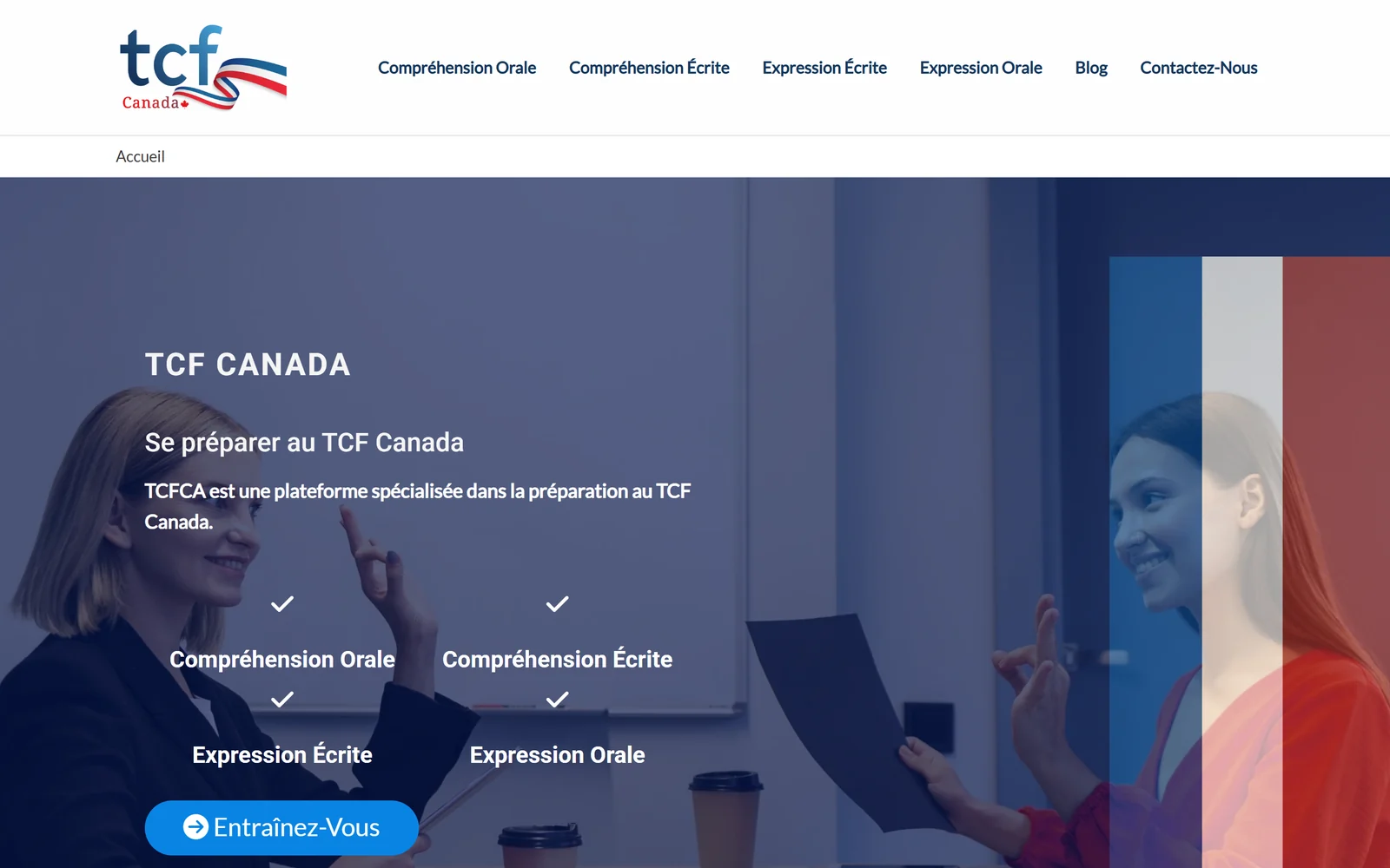 TCF Canada, a French-exam test-prep platform built by Digilayers
