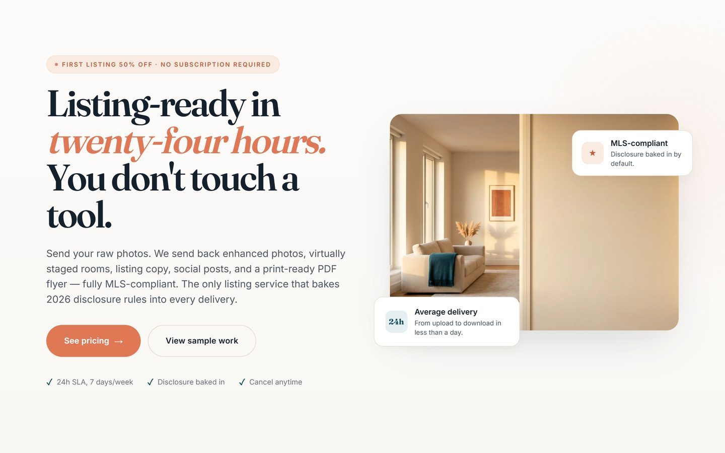DoorAppeal, a home-staging and property-presentation brand site built by Digilayers