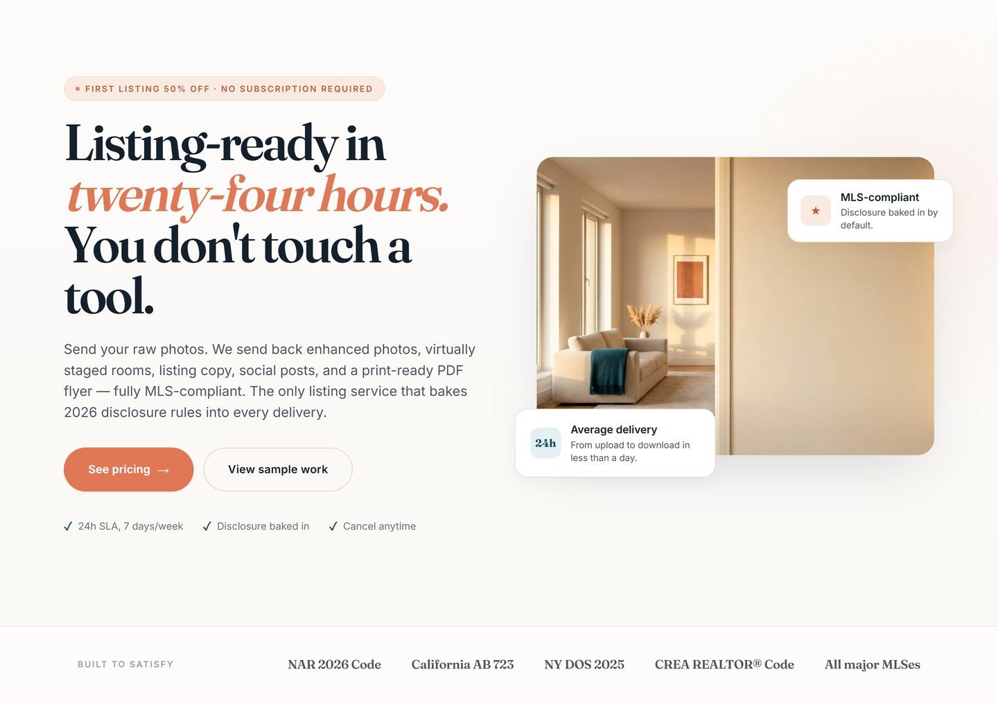 Hero promise and brand