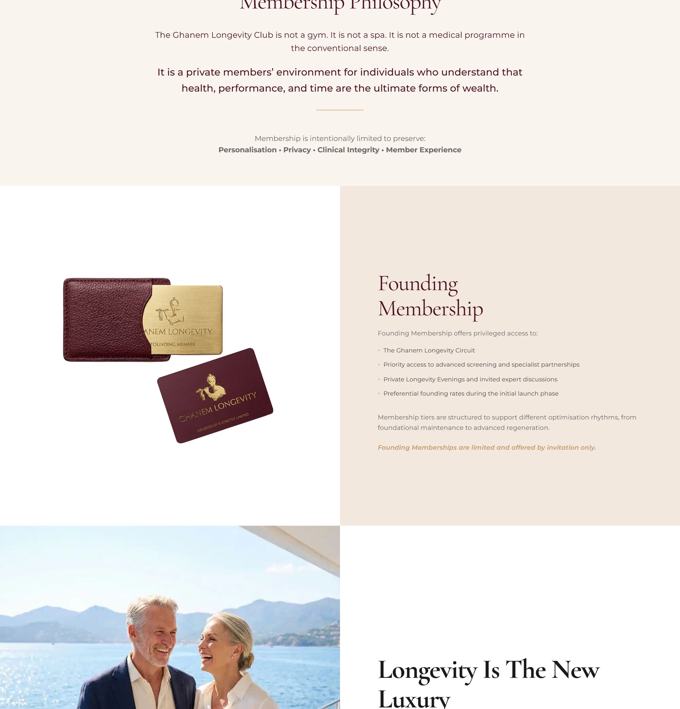 Membership philosophy and Founding Membership