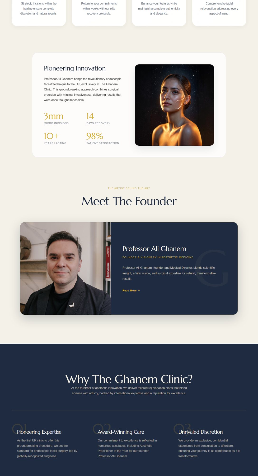 Founder authority and proof