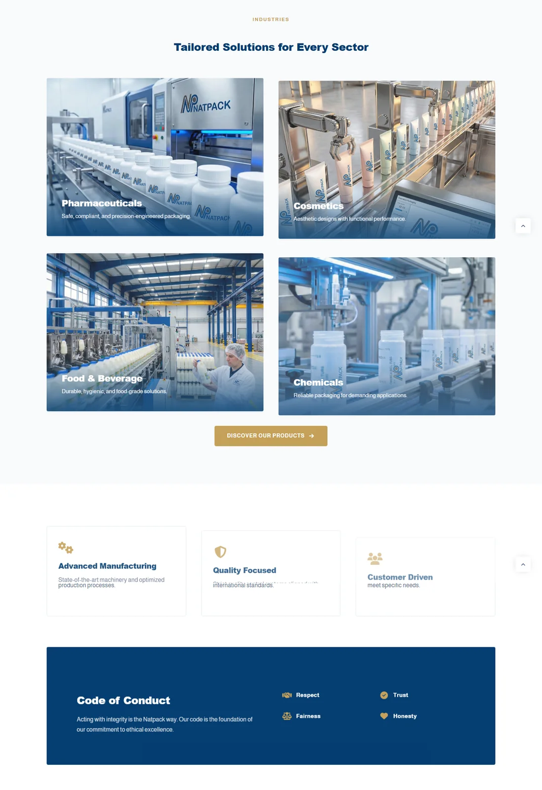 Natpack four sectors and pillars