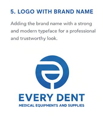 EveryDent logo build animation