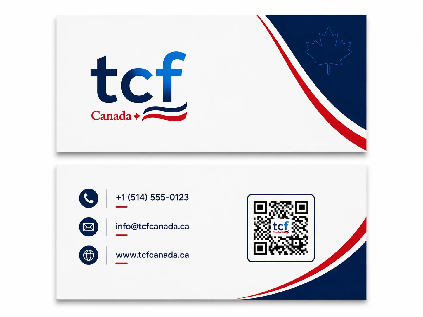 TCF Canada business card system