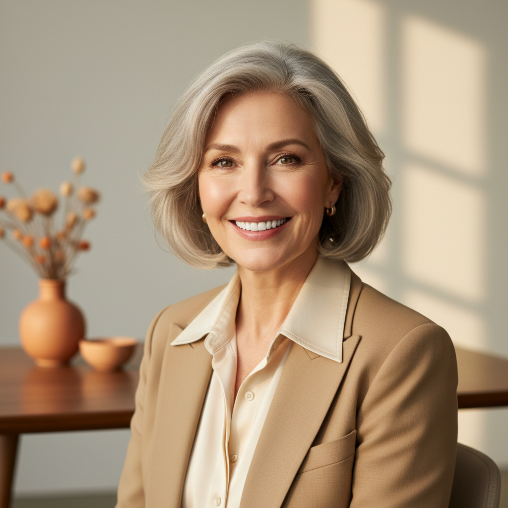 A patient with a refined natural smile