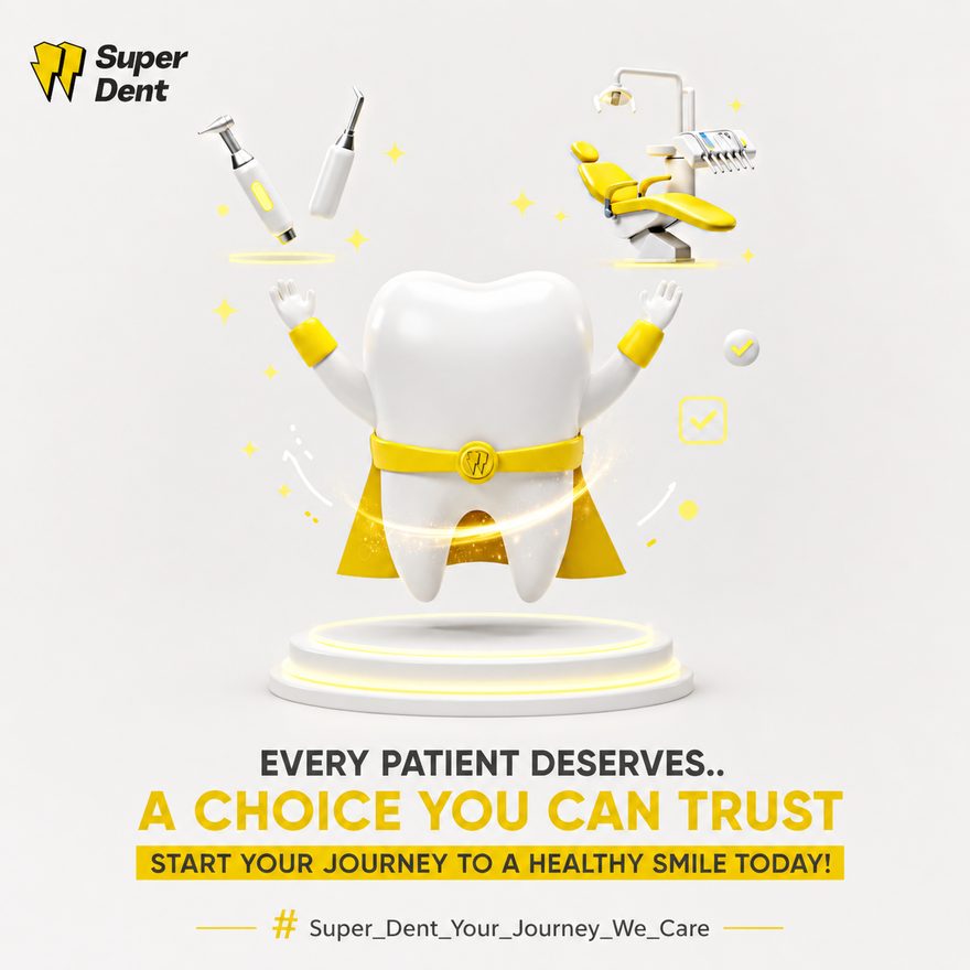 Super Dent product-launch social post